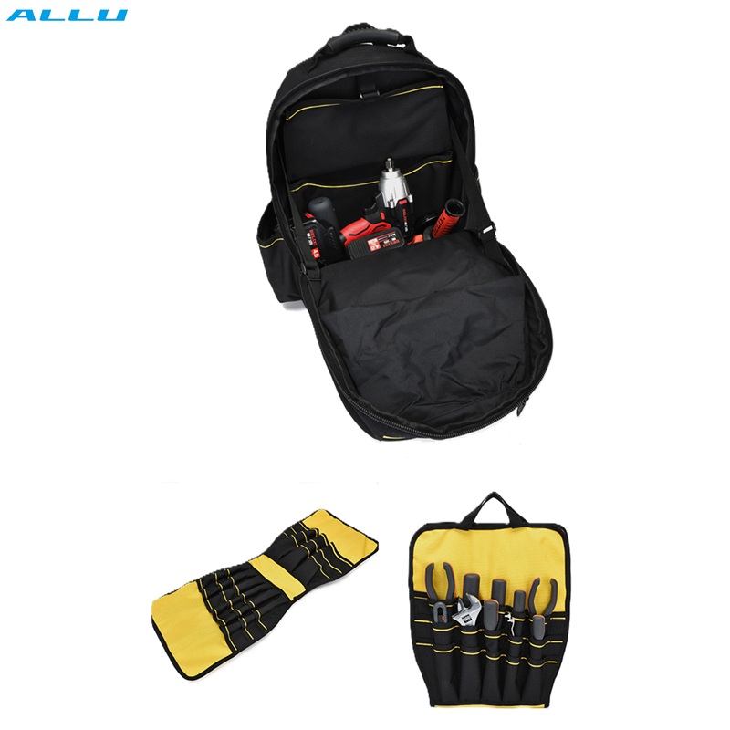 Heavy Duty Large Tool Bag Customized Tool Backpack Soft Padded Electrician Kit Storage Bag - ALLU