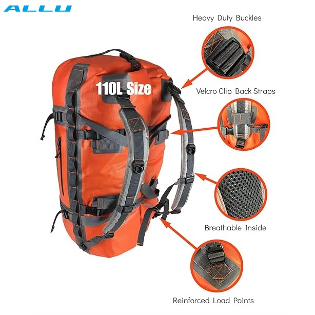 Wholesale 1680D Heavy Duty Waterproof Bag for Camping or Motorcycle Bag - ALLU