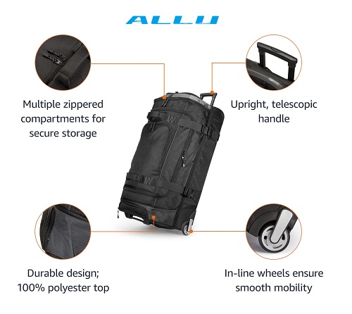 Wholesale Large Capacity Travel Trolley Bag
