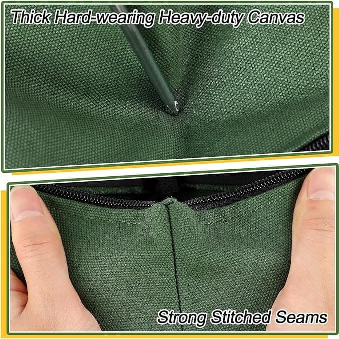 Custom Fashion Colors Durable 6 Pack Canvas Tool Kit Pouch for Electrican Automotive Repair Gardening Hairdressing Cosmetics Stationery and More - UNEEDAL