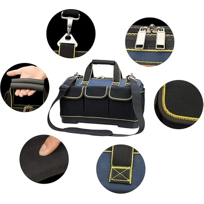 Portable Multi-functional Pockets Heavy Electricians Tools Kit Other Hand Tool Bag for Technician - UNEEDAL