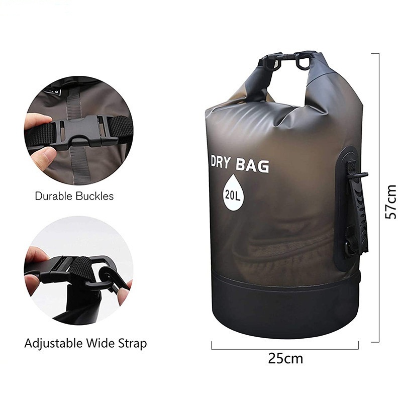 Roll Top Lightweight Dry Storage Bag Backpack with Phone Case Manufacturer - UNEEDAL