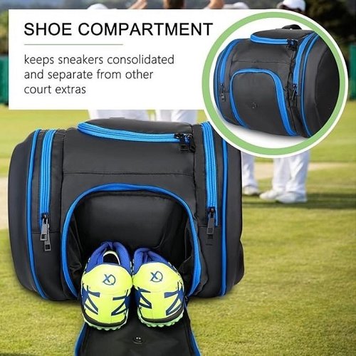 Waterproof Shoe Compartment Pickleball Bag