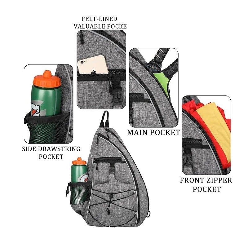 Padel Racket Backpack With Multi Storage Pockets