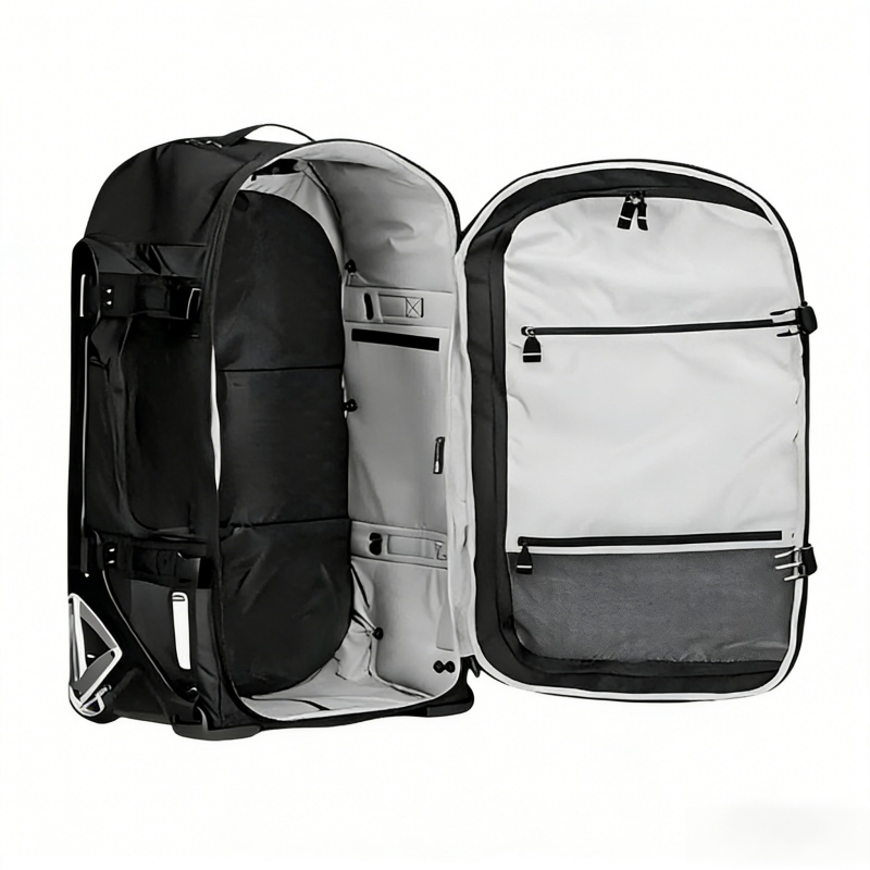 Pro-Tech Exo-Chassis™ Rolling Gear Hauler 1321: All-Terrain Industrial Transport Trunk with Rigid Frame & Modular Hook-and-Loop Interior - 130L High-Capacity - UNEEDAL